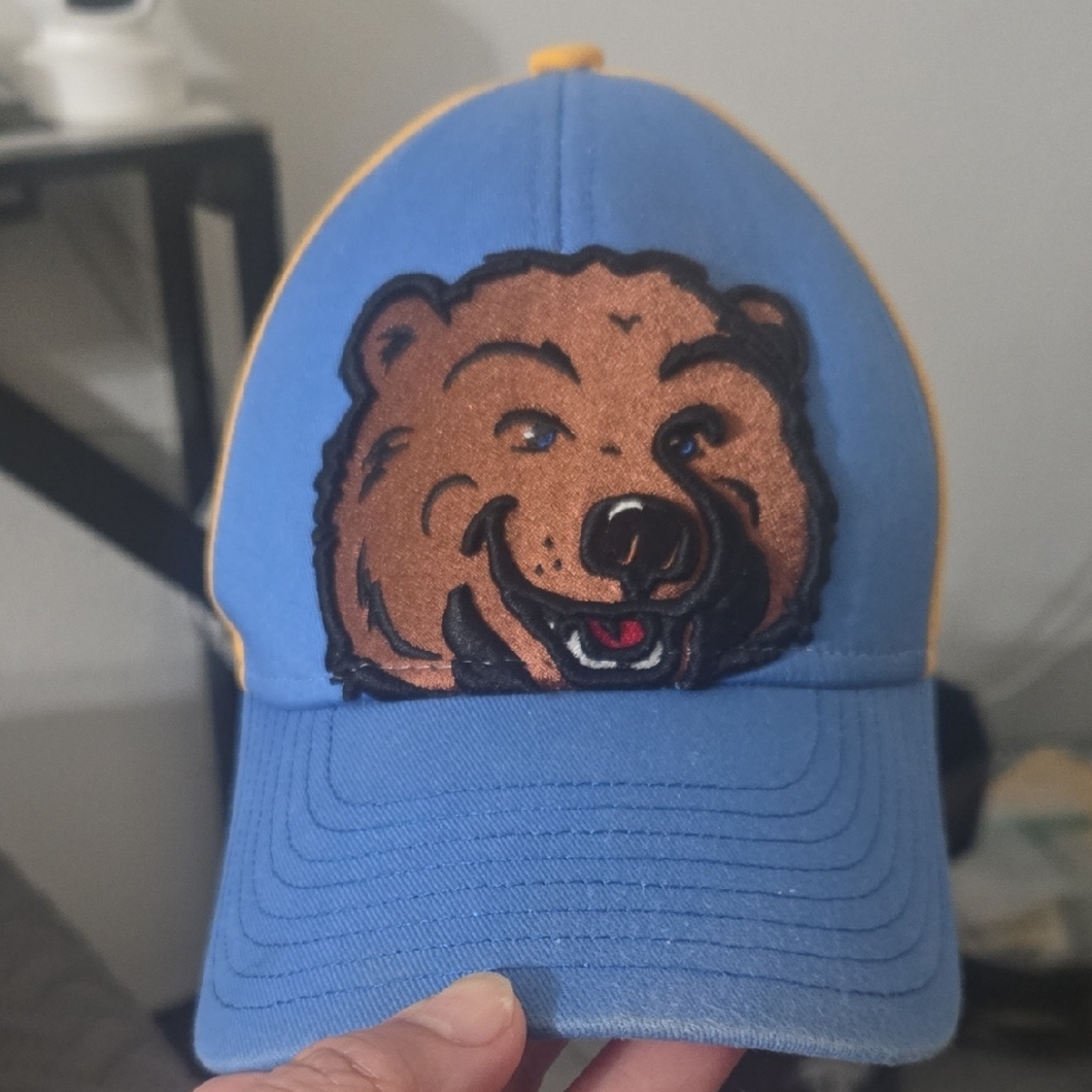 UCLA Blue Cap with Bear Embroidery - Unisex
